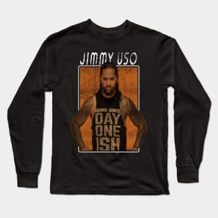 Vintage Wwe Jimmy Uso Long Sleeve T-Shirt